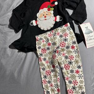Baby Girl christmas shirt and pants